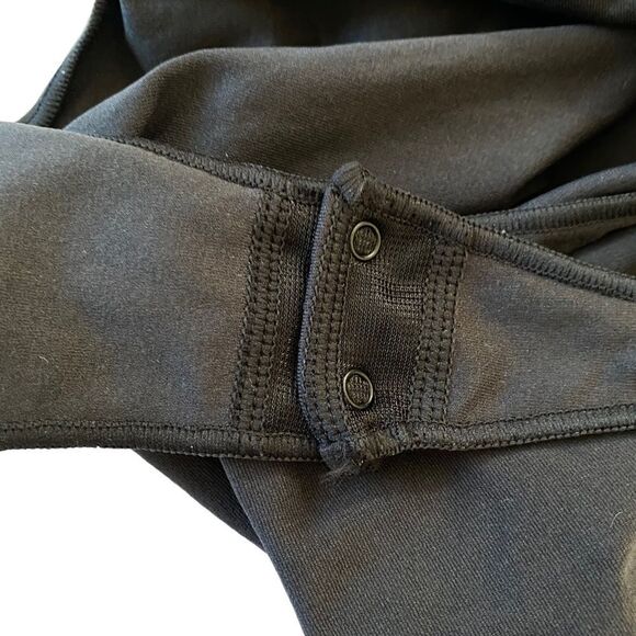 SKIMS Essential Raw High Crew Neck Onyx Bodysuit Sz S/M NWOT - Picture 9 of 15